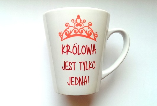Kubek Latte KRÓLOWA FarrowDesign
