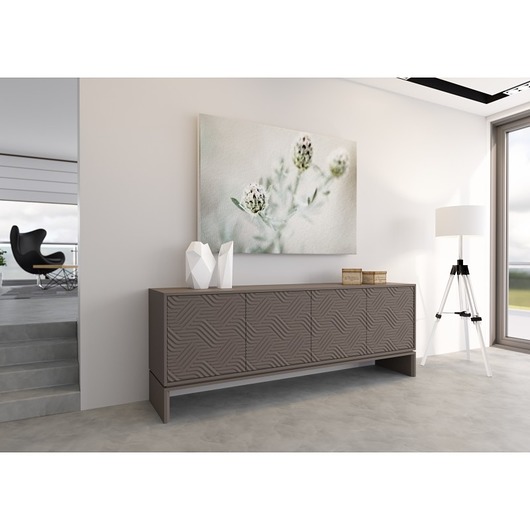 komody i szafki Designerska komoda ABATO 200-Z  TAUPE