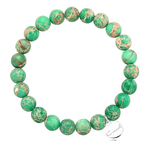 BRANSOLETKA COCCOLA jaspis + srebro 925  304 I Coccola JEWELLERY