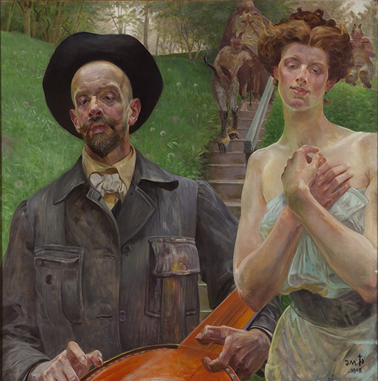 Autoportret z Muzą - Jacek Malczewski Dekoracje PATKA Patrycja Kita