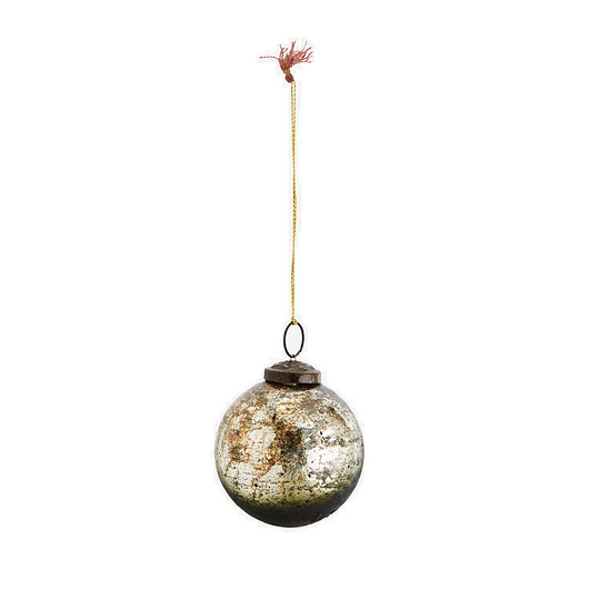 Ręcznie malowana szklana bombka Baroda kula  Home Design