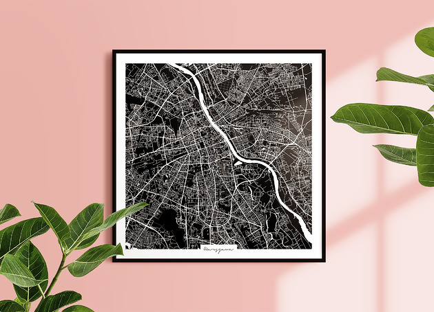 plakaty Plakat Miasto - Warszawa