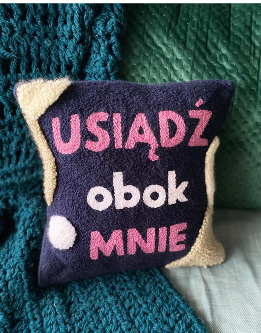 poduszki supły Poduszka Usiądź Obok Mnie