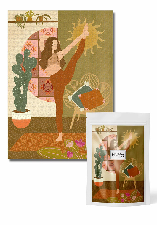 puzzle dla dzieci Puzzle 1000 "Lift Me Up" w papierowym woreczku