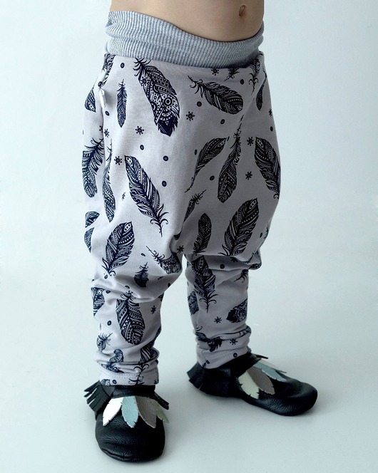 Baggy Piórka Dziecko famstyle