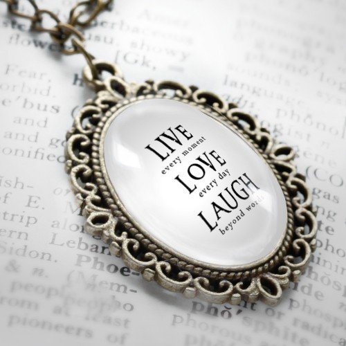 Live Love Laugh - koronkowy Makaliboo