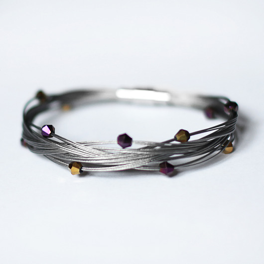 bransoletki wire wrapping Bransoleta Pleciuga