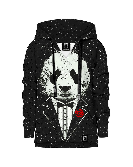 bluzy dla chłopców Bluza Chłopiec DR.CROW Panda Godfather