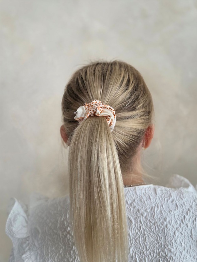 gumki do włosów Gumka jedwabna, scrunchie, wild love spots MINI
