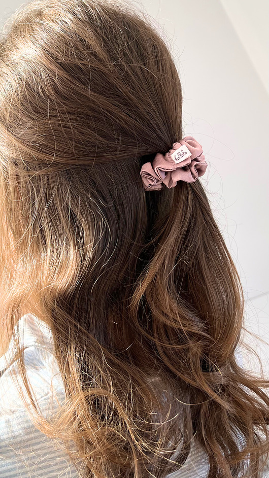 gumki do włosów Mała jedwabna gumka do włosów scrunchie / kollale basic