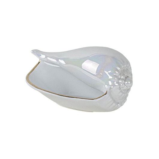 dodatki - różne Porcelanowa muszla, włoski design, lata 70, produkcja: Włochy