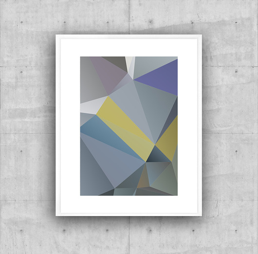 plakat 100x70 LOWPOLY 4 ED design for fun