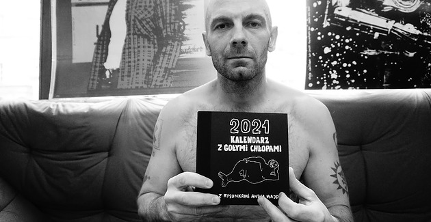 KALENDARZ Z GOŁYMI CHŁOPAMI 2021 Tajne Komplety