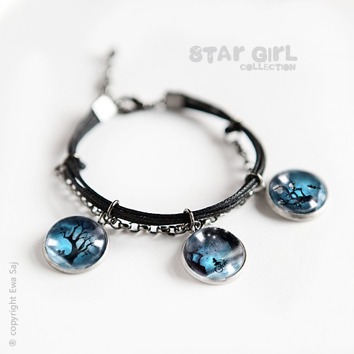 Star Girl collection (blue) - multi charms Ewa Saj Fotografie