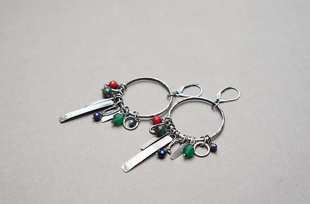 kolczyki srebrne Kolczyki srebrne Indian summer vol. 4