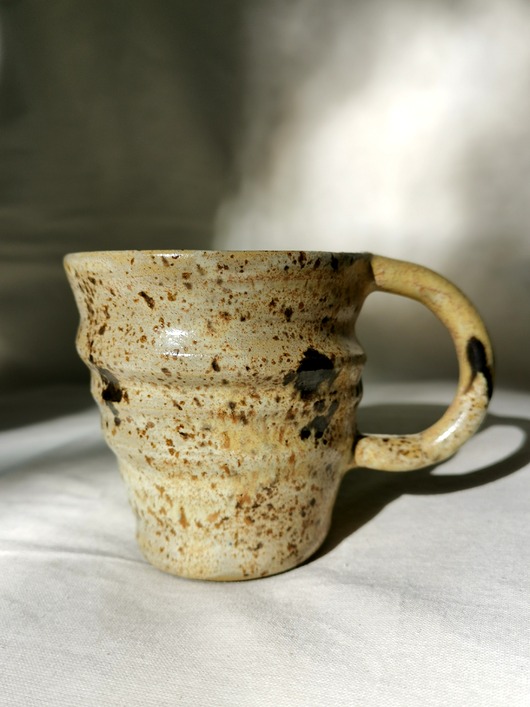 kubki Kubek ceramiczny beżowy - 230 ml