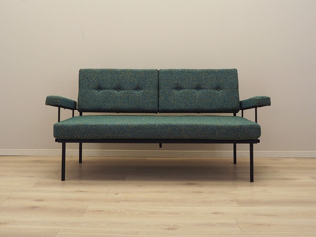 sofy i szezlongi Sofa rozkładana, włoski design, lata 70, produkcja: Włochy