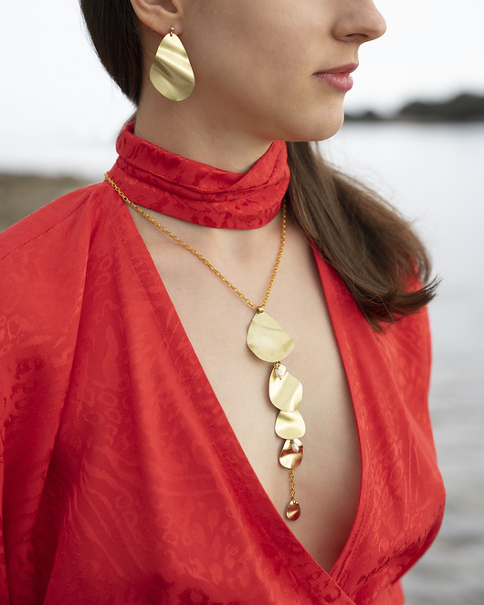 wisiory Naszyjnik PŁATKI No. 2