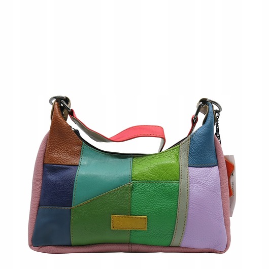 torby na ramię Torebka damska na ramię kolorowa skórzana wygodna zero waste OLIVKA