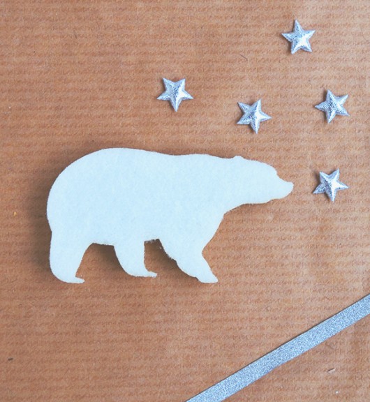 Polarny Miś- broszka Ja Cię Broszę