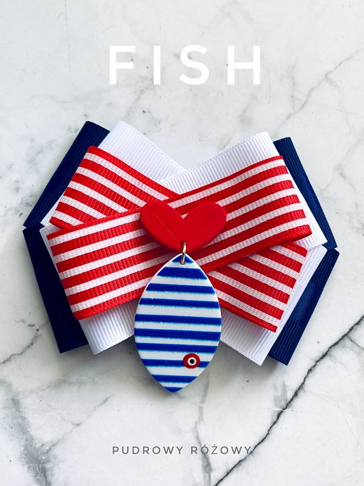 broszki Brosza Pop Art z Rybką Marine New Kolekcja FISH