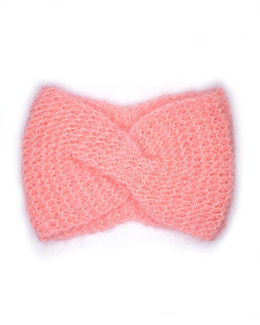 czapki damskie MOHAIR TOUCH Coral opaska