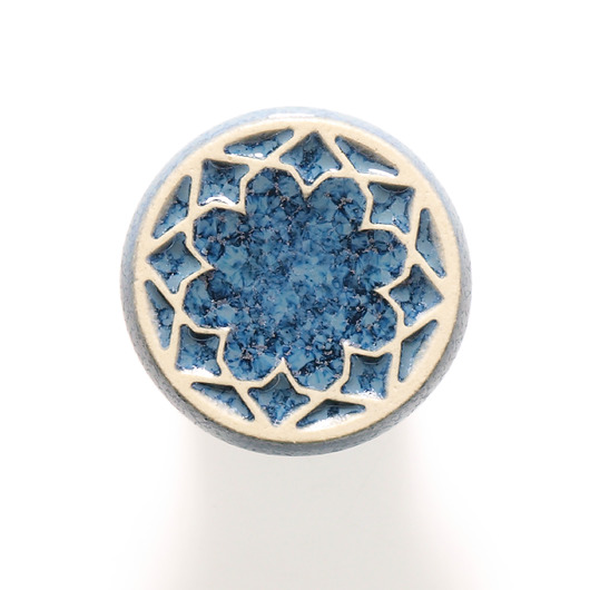 gałki do mebli Gałka do mebli szaroniebieska, wz.3