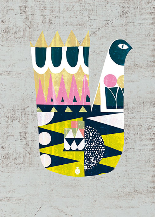 GEOMETRIC II - plakat (basic) Ananas Project