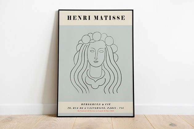 Henri Matisse grafika modern, inspiracja Pas De LArt