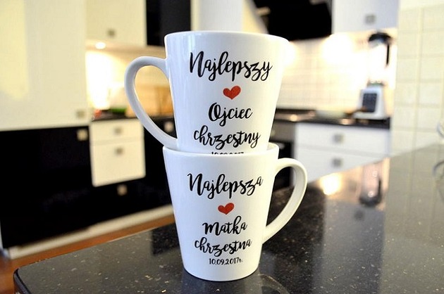 KUBKI LATTE dla RODZICÓW CHRZESTNYCH FarrowDesign