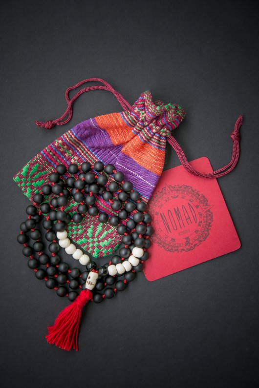 SKULL MALA /// naszyjnik CZASZKA różaniec NOMAD ACCESSORIES