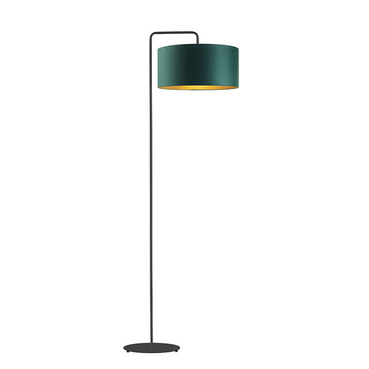 lampy podłogowe Lampa podłogowa do salonu w stylu urban jungle BOLIVIA GOLD