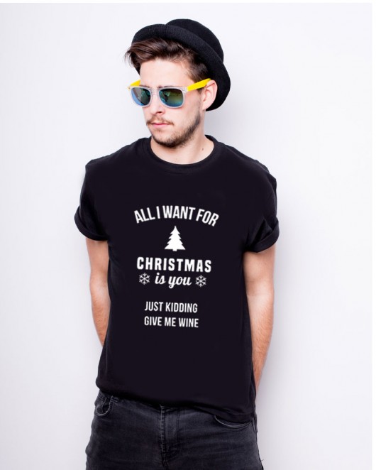 T-shirt męski z nadrukiem - Christmas is You. AllbagAllprints