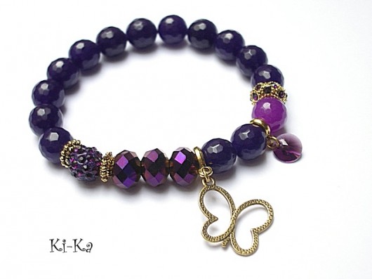 Kolekcja Rich - Violet butterfly KiKa pracownia