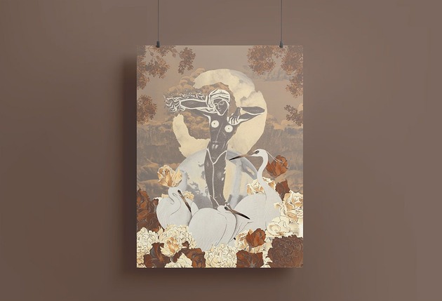 plakaty Plakat - kolaż - Venus - 30x40