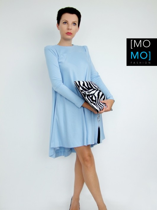 sukienki midi damskie NOWOŚĆ Sukienka Błękitna Chmurka by momo