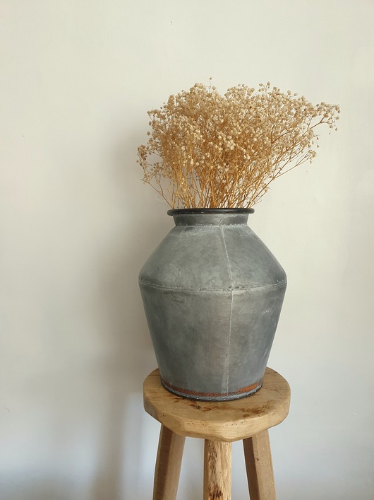 wazony Wazon metalowy średn. 30 cm, wys 34 cm