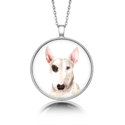 wisiory Medalion okrągły BULL TERRIER rasowy pies