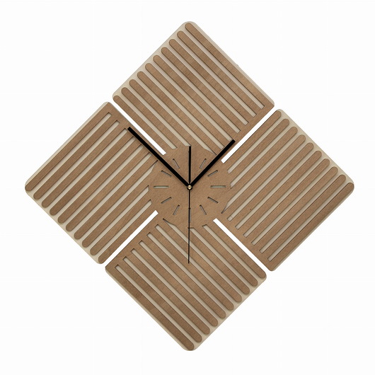 zegary ZEGAR GEOMETRYCZNY, LAMELE, NOWOCZESNA DEKORACJA ,WIĄZ M ( 50 x 50 cm )