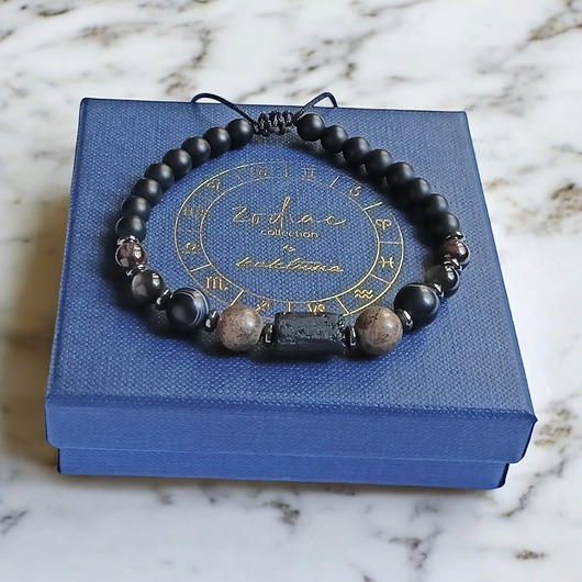 biżuteria męska SKORPION - zodiac collection - bransoletka regulowana ONE SIZE