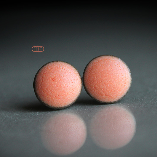 Brzoskwiniowe 6mm/stal chirurgiczna Magda Łysiak