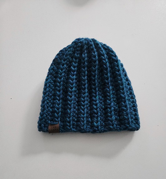 czapki damskie Czapka wełniana kolor Petrol