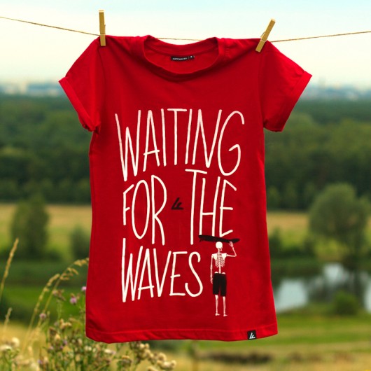 ANYWAVES "Waiting" girls' t-shirt anywaves