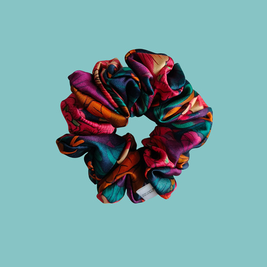 gumki do włosów Gumka jedwabna, scrunchie, frotka kosmiczny sen MAXI