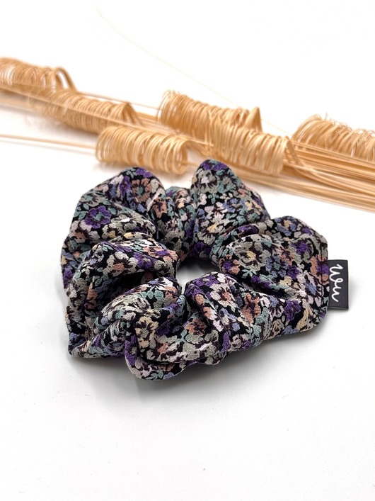 gumki do włosów Scrunchie/frotka Kwiatuszki