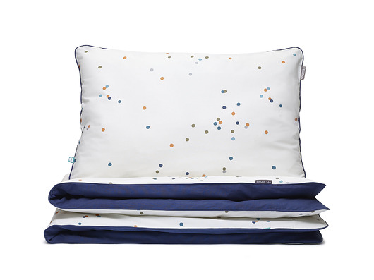 Pościel confetti granat 160x200 MUMLA