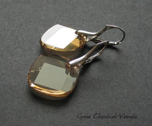 kryształ Swarovski golden shadow Gosia Chruściel-Waniek