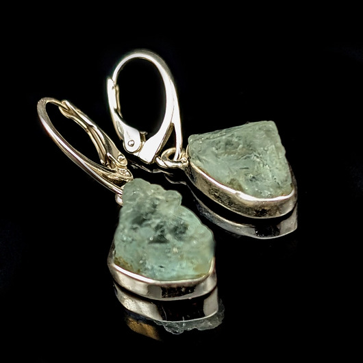 kolczyki srebrne Kolczyki srebrne Amazing aqua earring