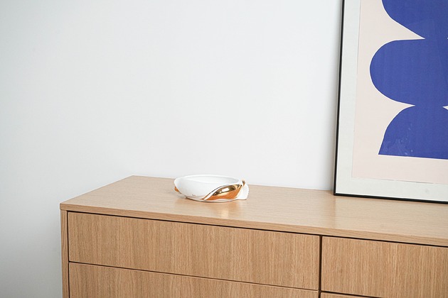 patery i talerze Porcelanowa patera, włoski design, lata 70, produkcja: Włochy