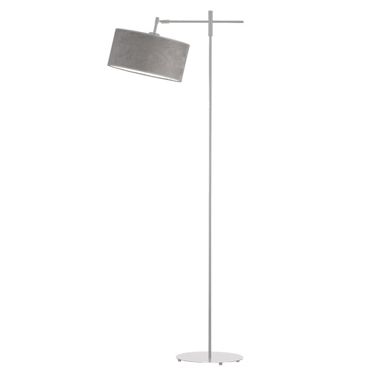 lampy podłogowe Oryginalna lampa podłogowa LED na wysięgniku MELTON VELUR